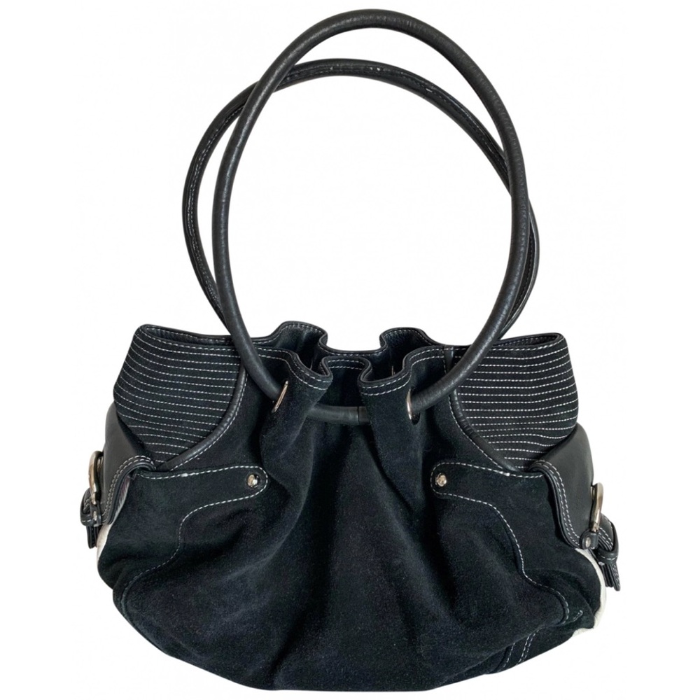 COLE HAAN Black Suede Bag